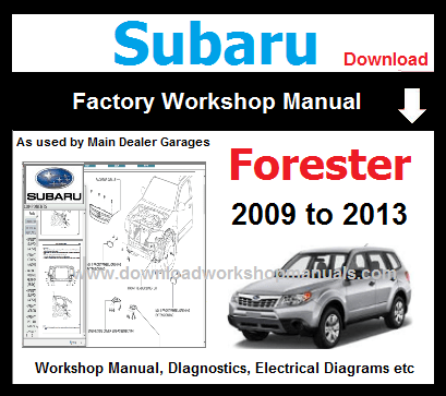 download . Subaru Forester Manuals workshop manual