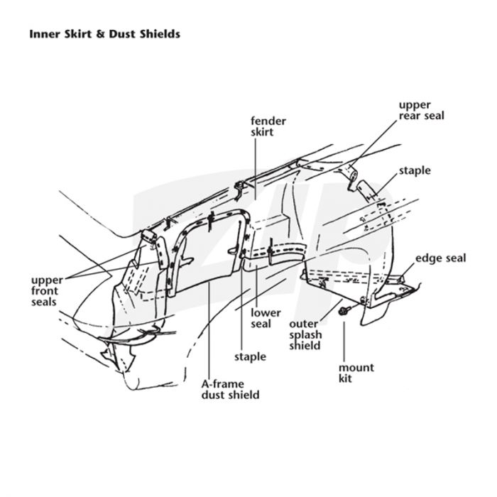 download 1964 Corvette Fender Skirt Inner Left Gray workshop manual