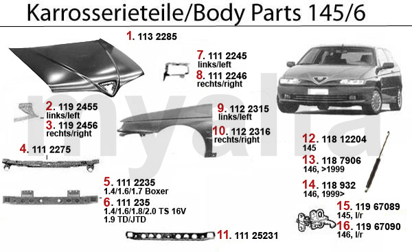 download Alfa Romeo 145 146 FSM workshop manual