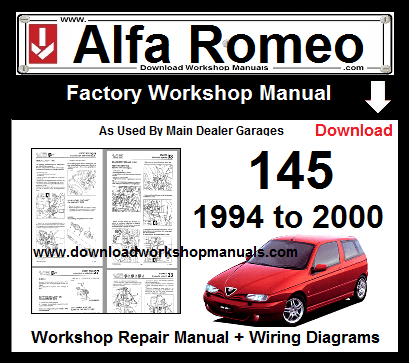 download Alfa Romeo 145 146 workshop manual