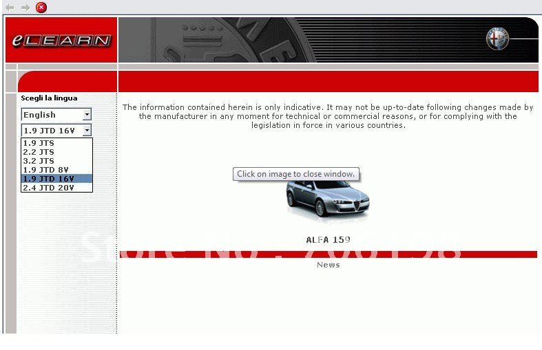 download Alfa Romeo 159 ELearn workshop manual