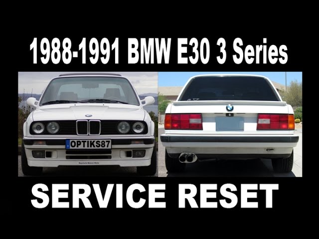 download BMW 318I E30 workshop manual