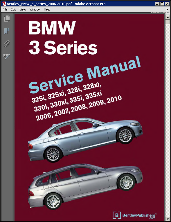 download BMW 325 ETM workshop manual