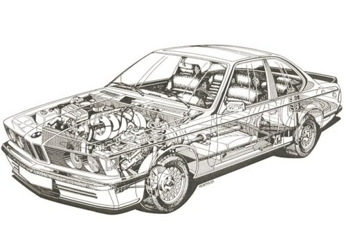 download BMW 633CSI 635CSI M6 workshop manual