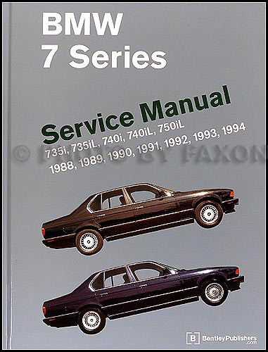 download BMW 7 E32 735i 735iL 740i 740iL 750iL workshop manual