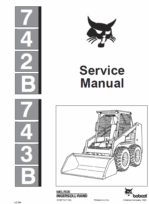 download Bobcat 743B Loader Workable workshop manual