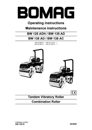 download Bomag BW 125 AC 4 able workshop manual