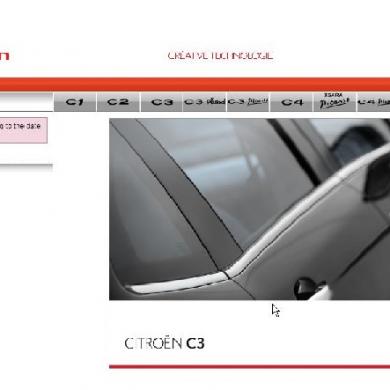 download CITROEN C3 PLURIEL 1.4 HDi Engine type 8HX WSRM workshop manual