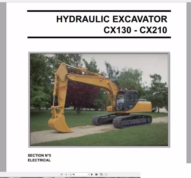 download Case CX300C Tier 4 Crawler Excavator s Instruction able workshop manual