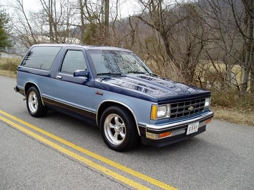 download Chevrolet S10 Blazer workshop manual