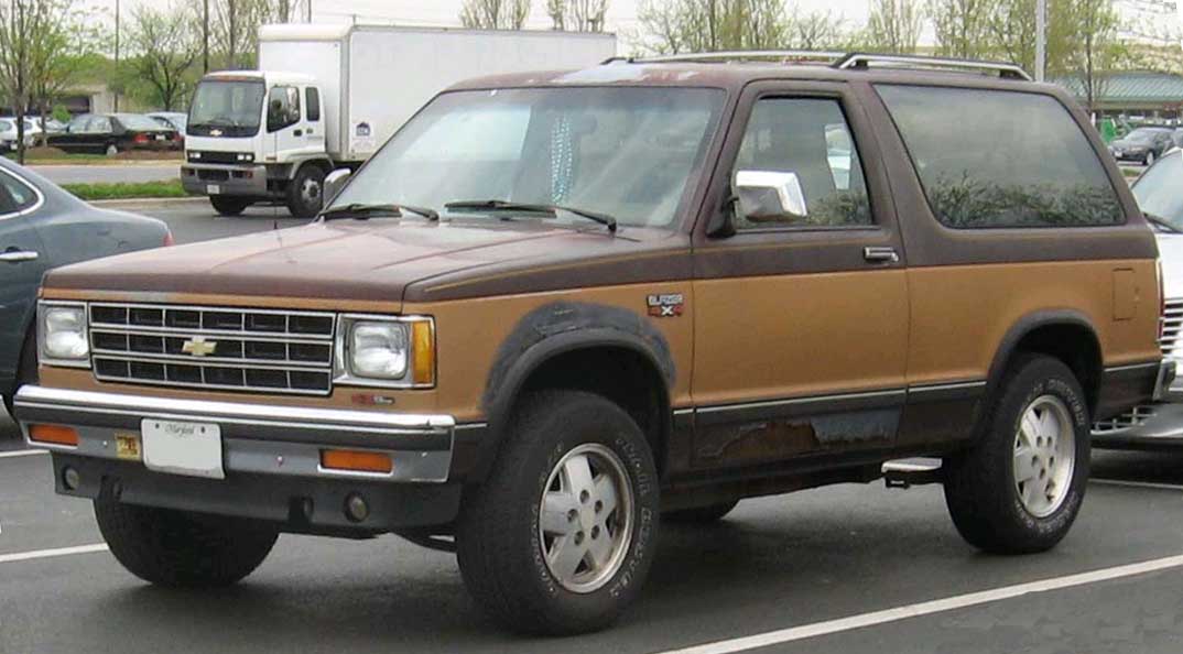 download Chevrolet S10 Blazer workshop manual