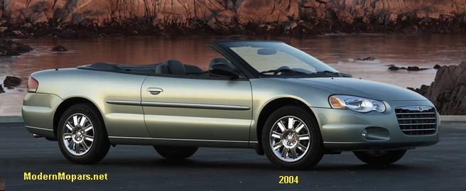 download Chrysler JR Sebring Stratus Sedan Convertible workshop manual