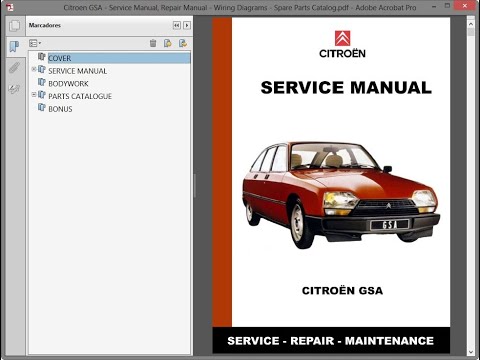 download Citroen GS GSA workshop manual