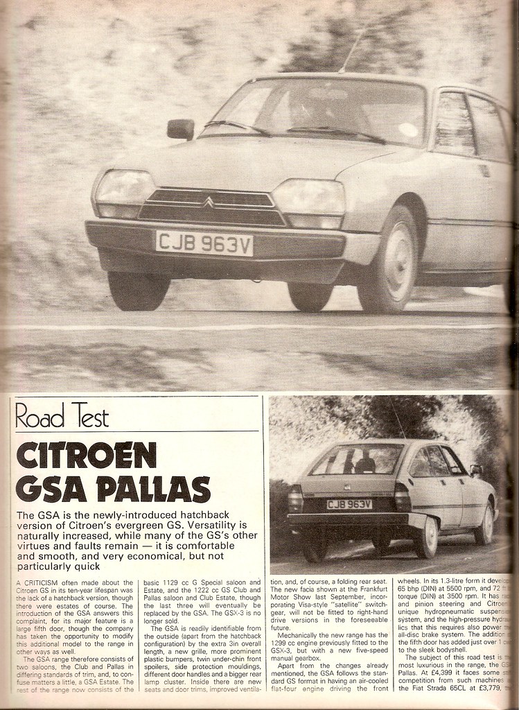 download Citroen GS GSA workshop manual