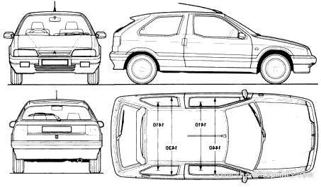 download Citroen ZX cc 8V Hatchback workshop manual