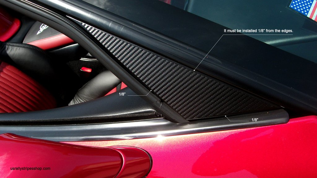 download Corvette A Pillar Covers Carbon Fiber Look workshop manual