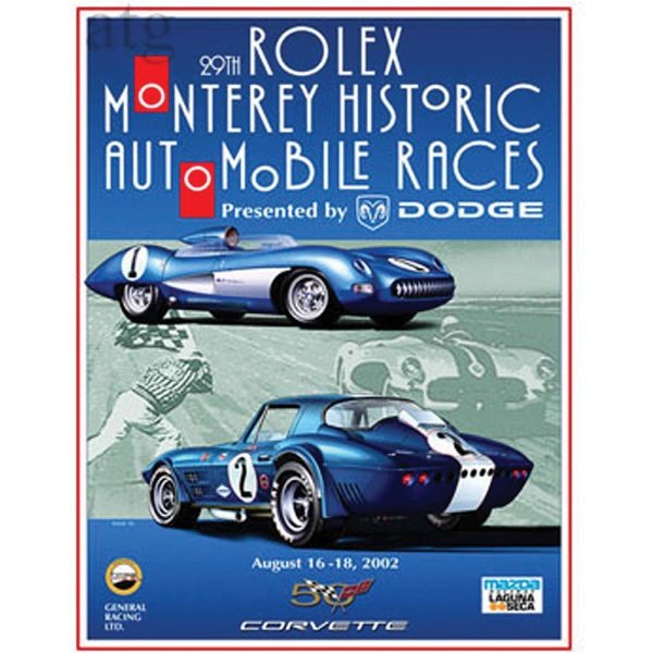 download Corvette Grand Sport 29th Monterey Historic Automobile Races Original Event Poster workshop manual