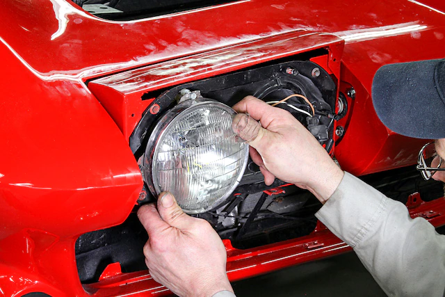 download Corvette Headlight Support Rod Bracket workshop manual