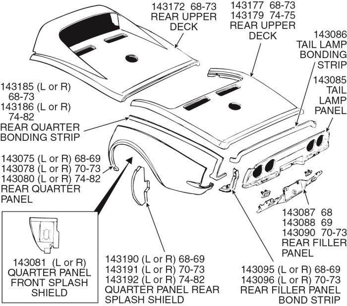 download Corvette Quarter Panel Bonding Strip Right workshop manual
