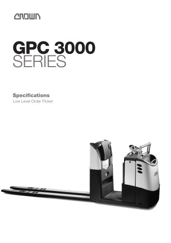 download Crown GPC3000 Lift Truck able workshop manual