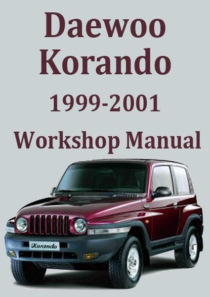 download DAEWOO KORandO CAR workshop manual