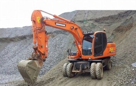 download Daewoo Doosan Solar 180W V Wheel Excavator able workshop manual