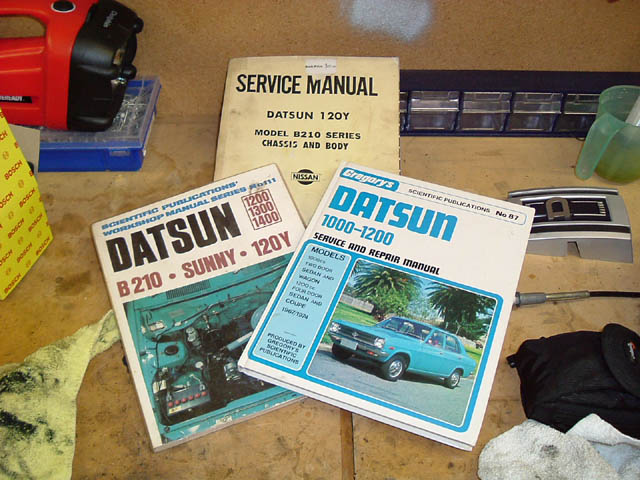 download Datsun 1200 workshop manual