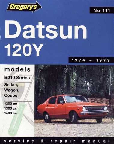 download Datsun 1200 workshop manual