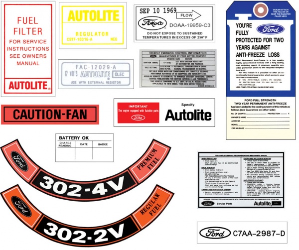 download Decal Kit 302 CID Ranchero workshop manual