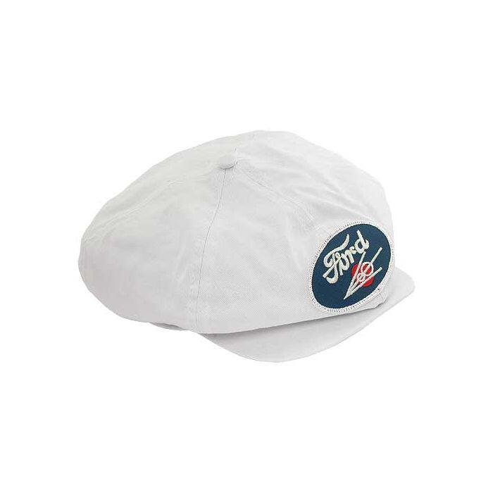 download Driving Cap Gatsby Style White With Ford V8 Emblem Patch workshop manual