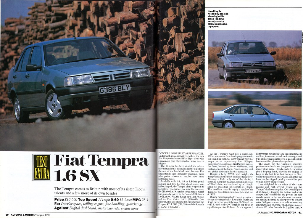 download FIAT TIPO TEMPRA workshop manual