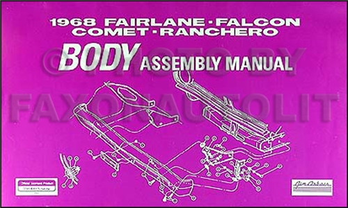 download Fairlane Falcon Comet Ranchero Body Assembly 154 workshop manual