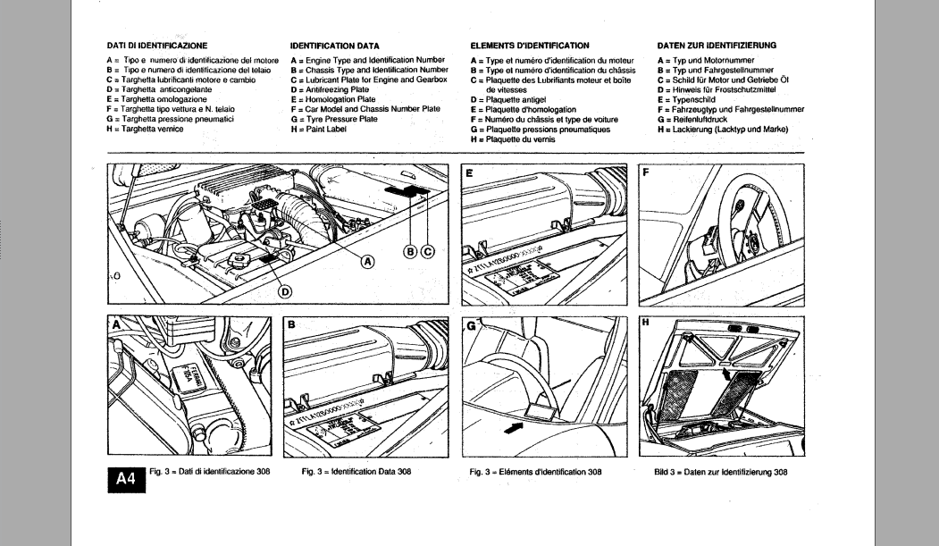 download Ferrari 308 Quattrovalvole 328 GTB 328 GTS workshop manual