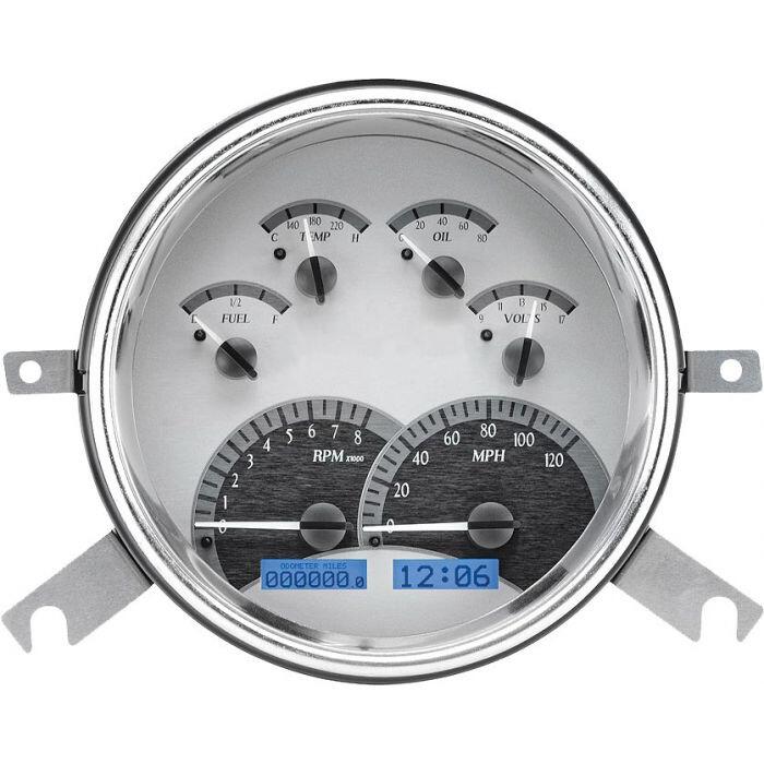 download Ford Bronco VHX Direct Fit Analog Gauge Silver Alloy Face White workshop manual