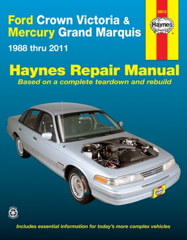 download Ford Crown Victoria able workshop manual