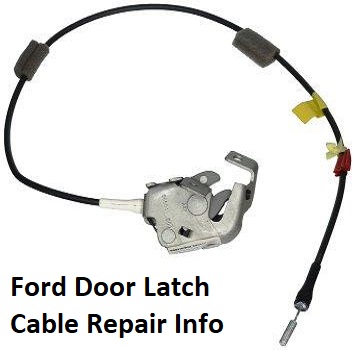 download Ford Pickup Truck Door Latch Assembly Left workshop manual