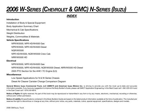 download GMC W Series Commercial able workshop manual