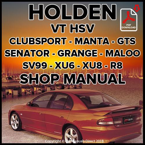 download HOLDEN GTS workshop manual