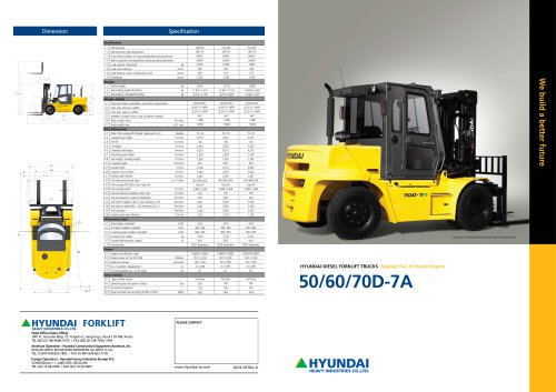 download HYUNDAI 50D 7A 60D 7A 70D 7A Forklift Truck able workshop manual