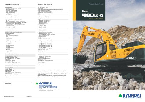 download HYUNDAI R480LC 9 R520LC 9 Crawler Excavator able workshop manual