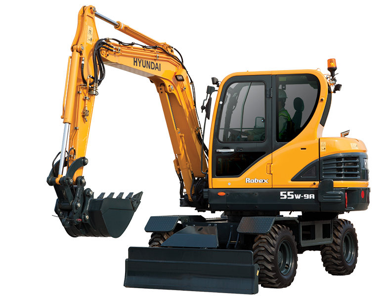 download HYUNDAI R55W 9 Wheel Excavator able workshop manual