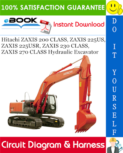 download Hitachi Zaxis 225US 225USR Excavator able workshop manual