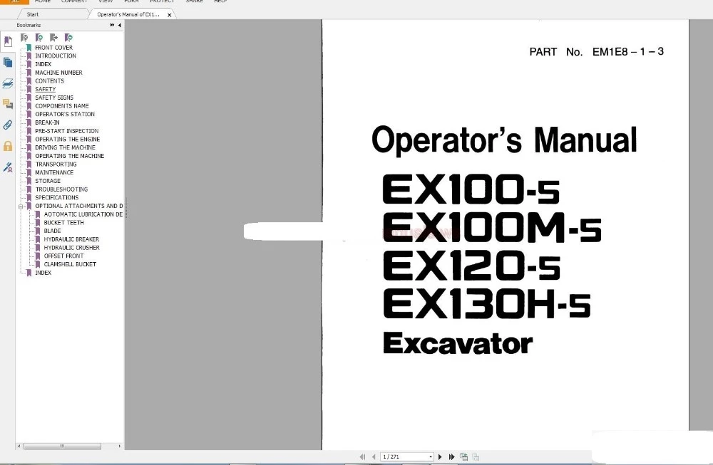 download Hitachi Zaxis ZX 27U 3 30U 3 35U 3 Excavator able workshop manual