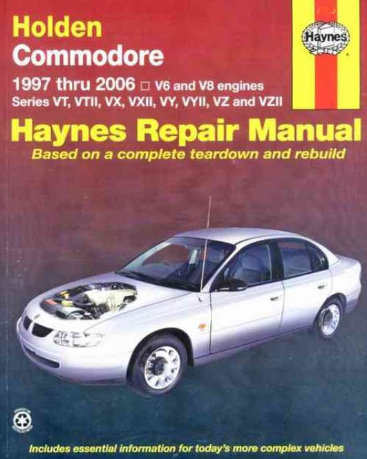 download Holden Commodore VU II workshop manual