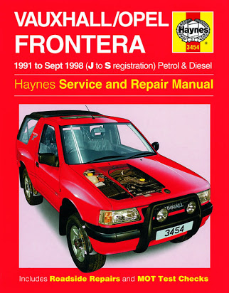 download Holden Frontera workshop manual