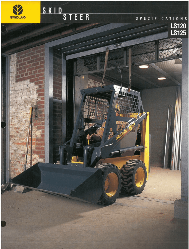 download Holland LS125 Skid Steer Loader LISTable workshop manual