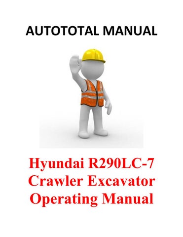 download Hyundai Crawler Excavator R290LC 7 able workshop manual