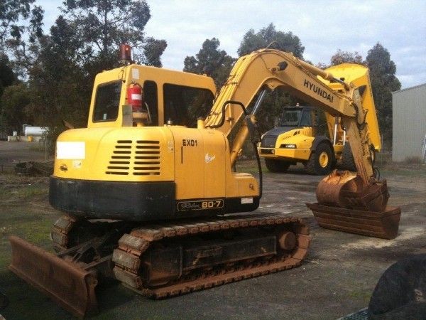 download Hyundai Crawler Excavator Robex 80 7 R80 7 able workshop manual