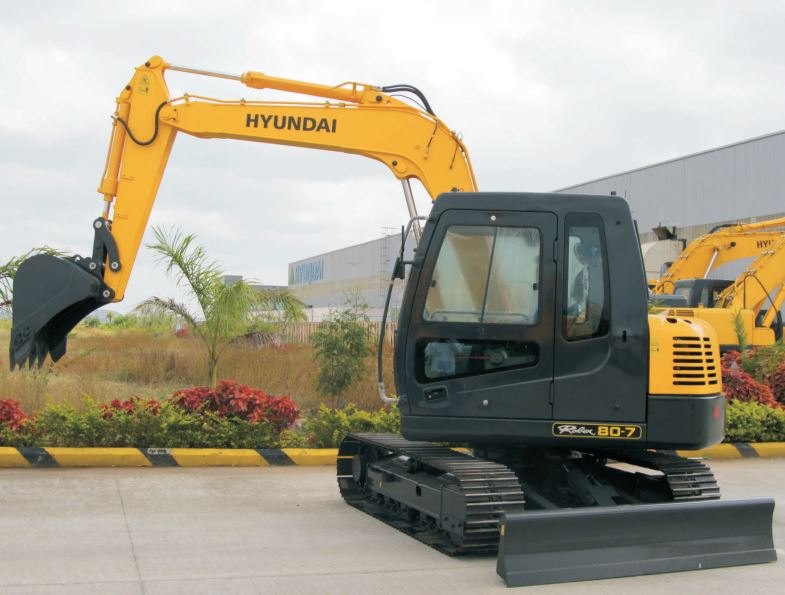 download Hyundai Crawler Excavator Robex 80 7 R80 7 able workshop manual