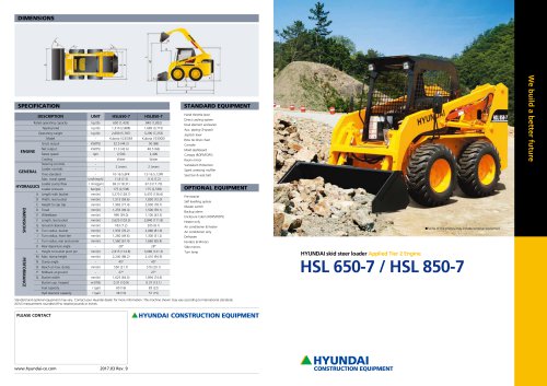 download Hyundai HSL650 7 Skid Steer Loader able workshop manual